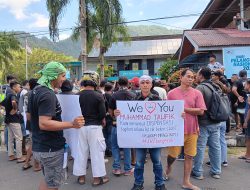 Aksi Damai Aliansi Rakyat Sangihe Krisis Listrik, Takasihaeng : “kalau ingkar janji, kami akan turun dengan jumlah yang lebih besar”