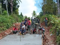 KODIM 1301 Sangihe Konsisten Dalam Kegiatan TMMD Untuk Membantu Kesejahteraan Masyarakat
