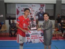 Pj. Bupati Sangihe, dr. Rinny Tamuntuan Tutup Turnamen Futsal Anak Sangihe (FAS)