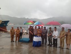Gebrakan Ibu Pj Bupati Rinny Tamuntuan Melakukan Ekspor Perdana Produk Hasil Perikanan Dari Kab. Kab. Kepl Sangihe Ke General Santos Filipina