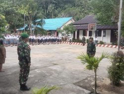 Peduli Pendidikan, Satgas TNI Mengajar Siswa di Perbatasan