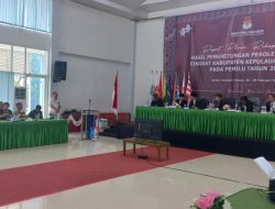 Pembukaan Rapat Pleno Terbuka Rekapitulasi Hasil Penghitungan Perolehan Suara Pemilu 2024 Kabupaten Kepl. Sangihe