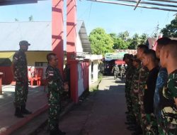 Setelah Bentuk Struktur Organisasi Penanganan Pasca Erupsi, Dandim 1301/Sangihe Damping Danrem 131/Santiago Lakukan Pengecekan Sistem Kelistrikan Di Pulau Taghulandang