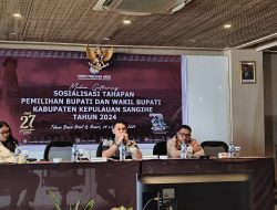 Undang Awak Media Dan Jurnalis, KPU Sangihe Gelar Media Gathering Di Hotel Tahuna Beach And Resort