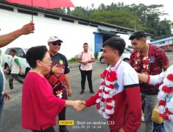 Sukses Bawa Pulang 5 Medali, Rinny Tamuntuan Jemput Atlet Asal Sangihe Dari Ajang PON Aceh – Sumut 2024