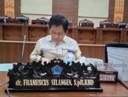 Fransiscus Andy Silangen Ketua DPRD Sulut Meminta Pemprov Untuk Memperbaiki Sejumlah Ruas Jalan Di Kabupaten Kepulauan Sangihe