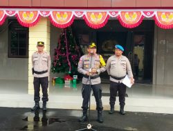 Polres Kabupaten Kepulauan Sangihe Apel Siaga Mendukung HUT Daerah Ke 600