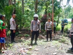 Kapolres Sangihe Meninjau Langsung Lahan Untuk Ketahanan Pangan di Pananekeng dan Angges