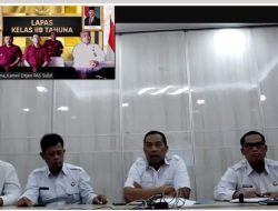 Maksimalkan Pelayanan, Lapas Tahuna Ikuti Pengarahan Kesiapan Layanan Kunjungan Hari Raya Idul Fitri 1446 H