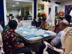 Kapolres Abdul Kholik Hadiri Rapat Forkopimda di Rumah Dinas Bupati Kepulauan Sangihe