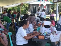 Pengobatan Gratis Dalam Rangka Pembukaan TMMD Ke124 Tahun 2025 Kodim1301/Sangihe, Kabupaten Kepulauan Sangihe