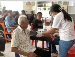 Deteksi Dini Penyakit, Lapas Tahuna Gandeng Puskesmas Manente Gelar Skrining Kesehatan Bagi WBP
