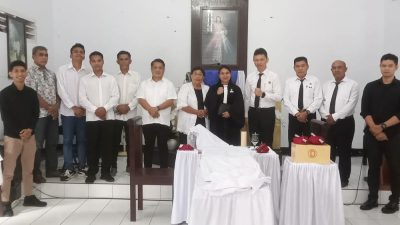 Pelayanan Iman WBP Lapas Tahuna, Ibadah Minggu Pagi Dirangkaikan dengan Perjamuan Kudus