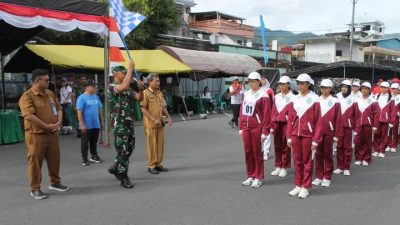 Komandan Kodim Bersama Ketua Persit Kodim 1301/Sangihe Buka Secara Resmi Lomba Perayaan HUT RI Ke 80 Tahun