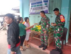 Jaga Stabilitas Harga Beras, Koramil 1301-04/Manganitu Gelar Gerakan Pangan Murah